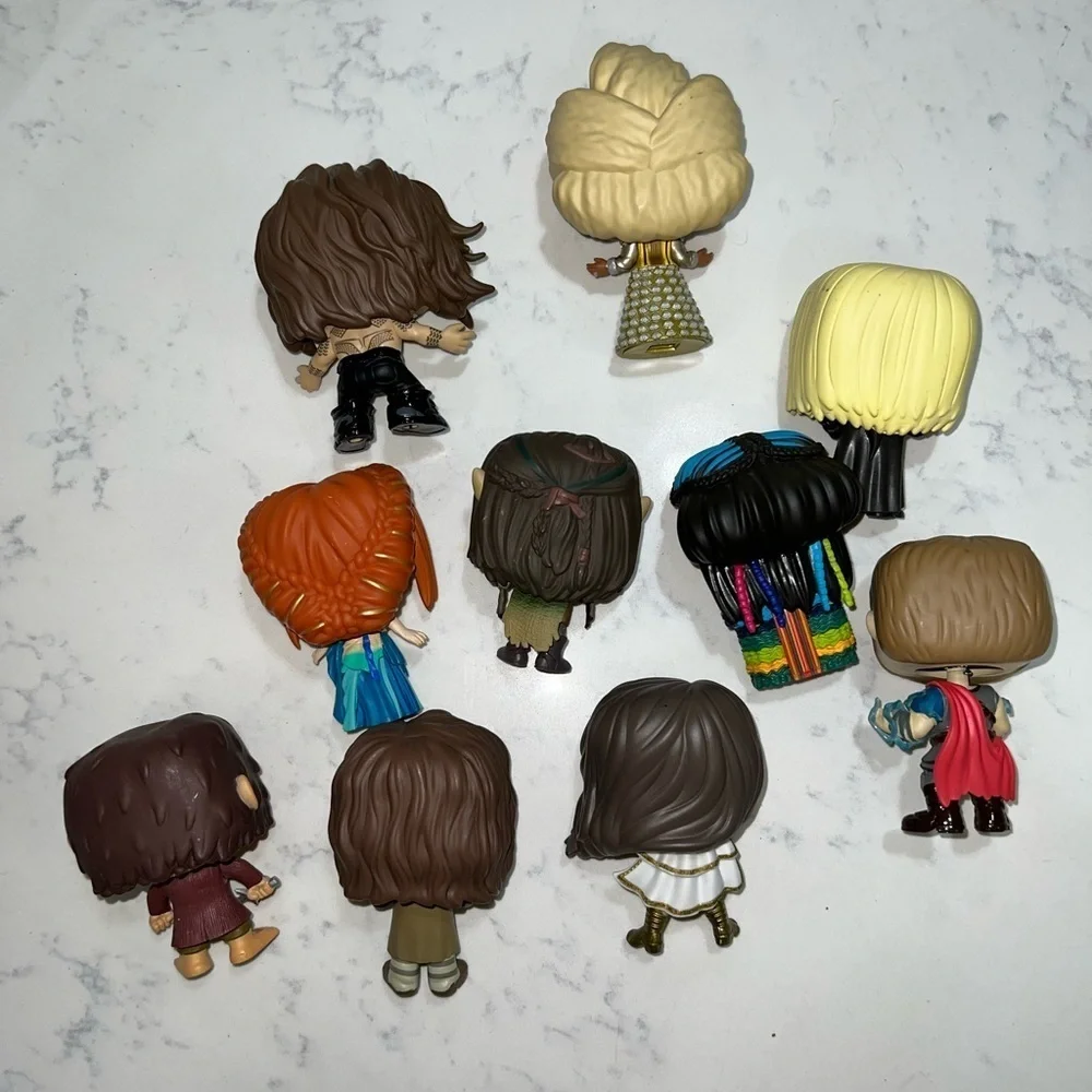 Funko pops! Set of ten funko pops. Collectible Figures